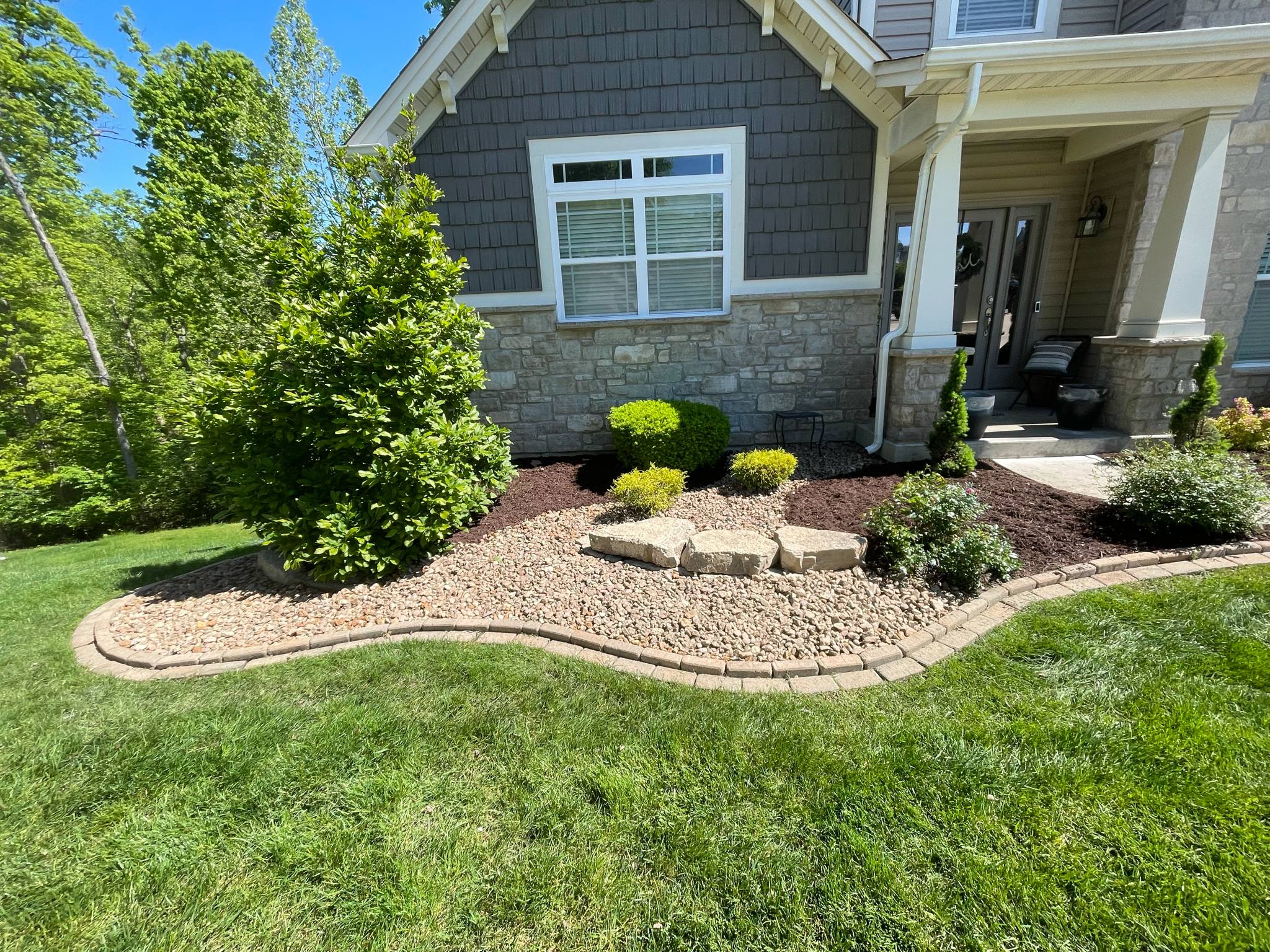 Beautiful landscaping by Walley's Landscapes
